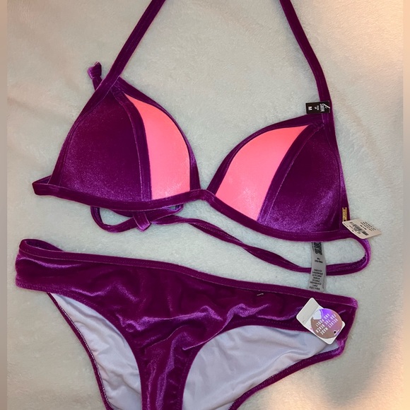 PINK Victoria's Secret Other - Victoria’s Secret Pink Velvet Bikini